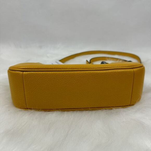 COACH Teri Shoulder/Crossbody Bag In Leather Turmeric Yellow CV934 NWT - Picture 12 of 12